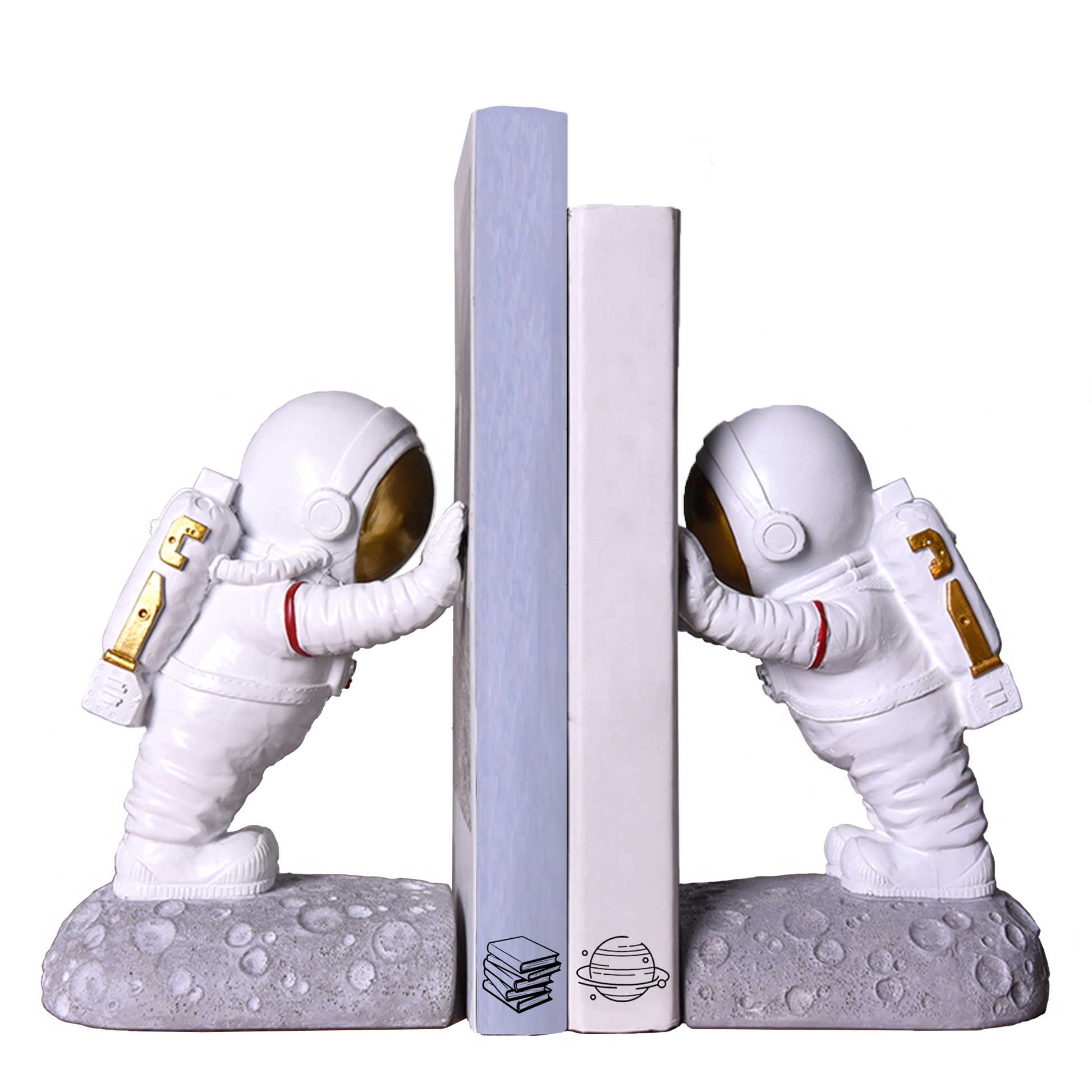 Astronaut Bookends - Joyvano