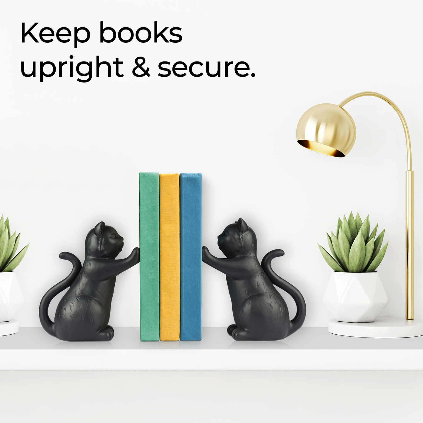 Cat Bookends