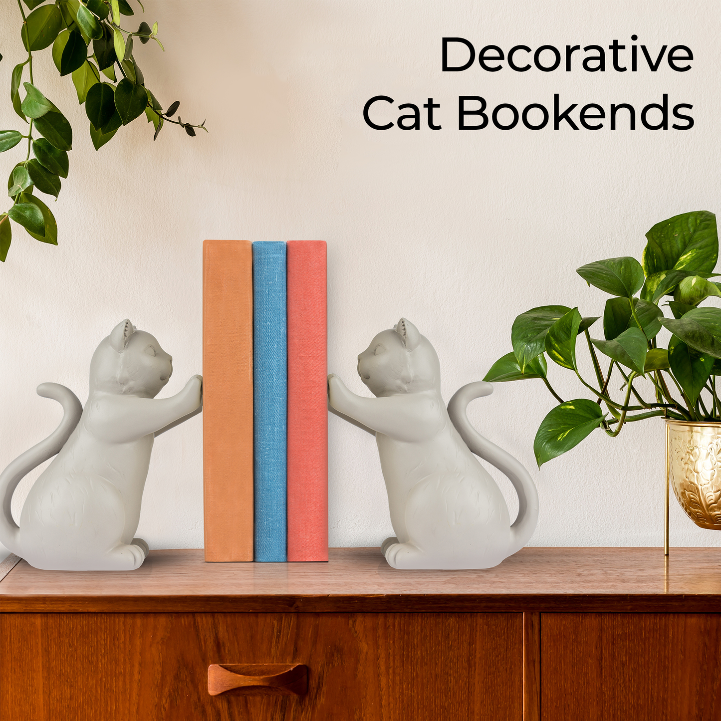 Cat Bookends