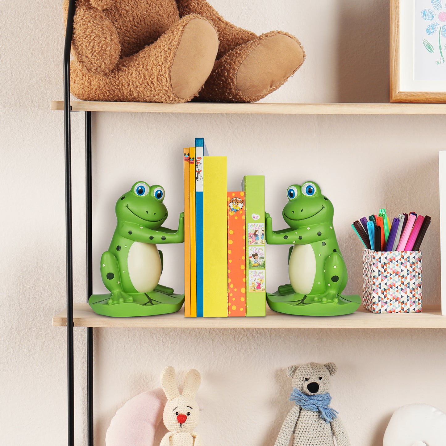 Frog Bookends - Joyvano